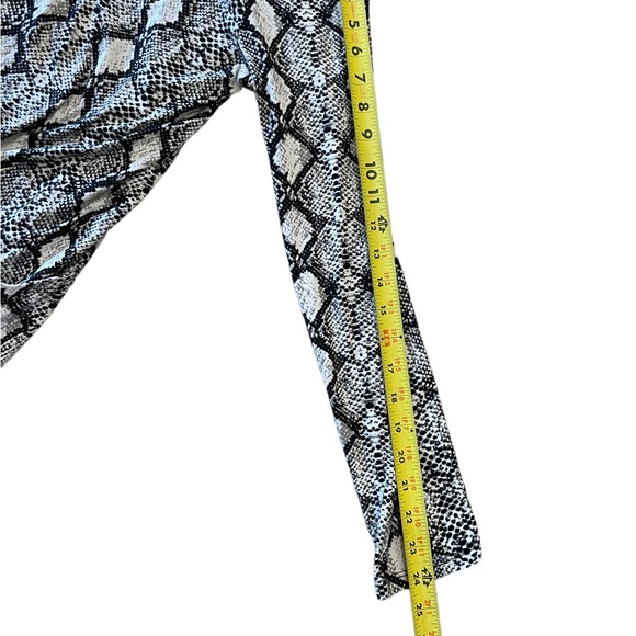 TEXAS TRUE THREADS Women's Western Snake Print Lightweight Cardigan Duster Lg - Picture 11 of 13